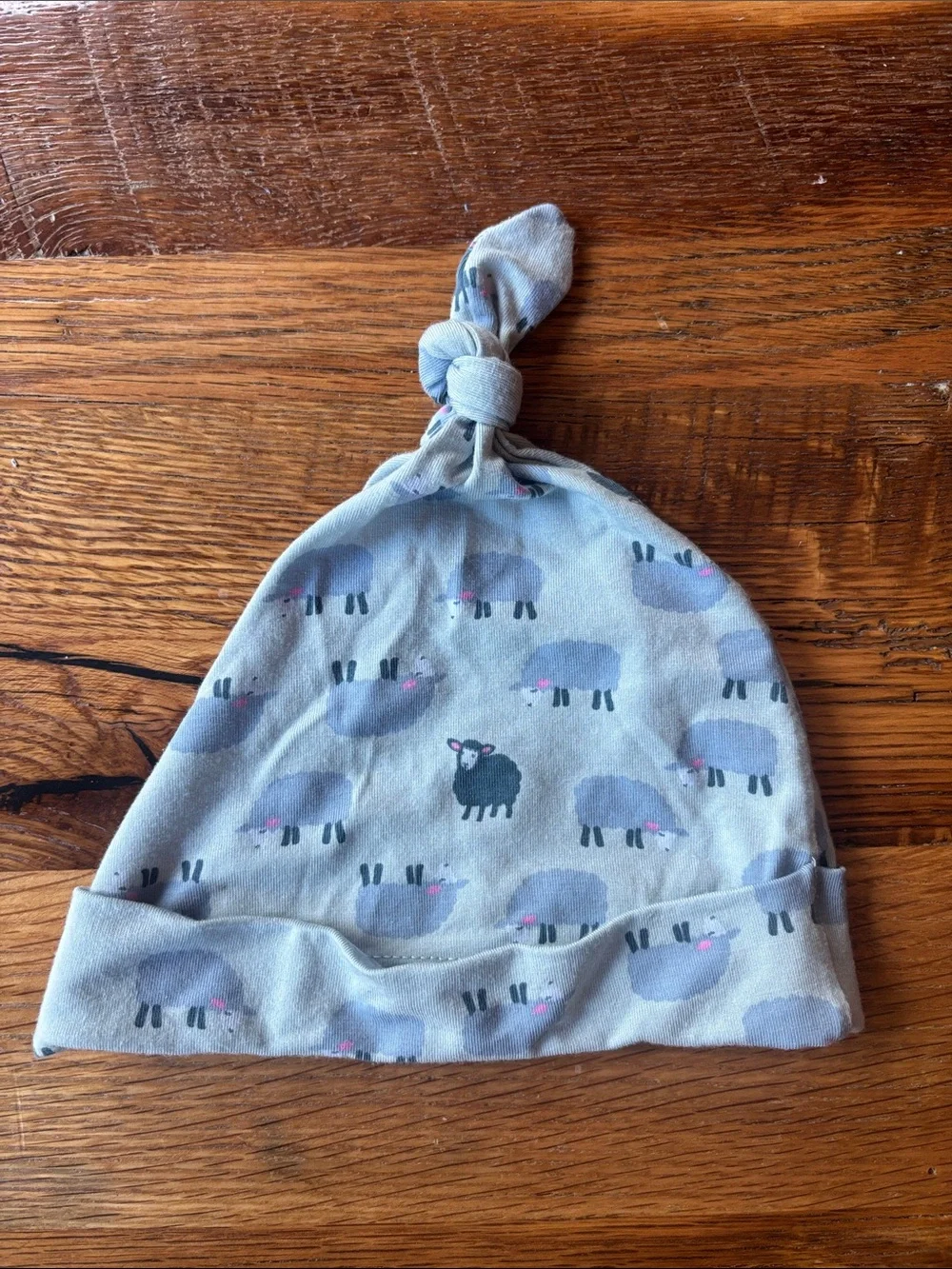 Hanna Andersson baby sheep hat xs